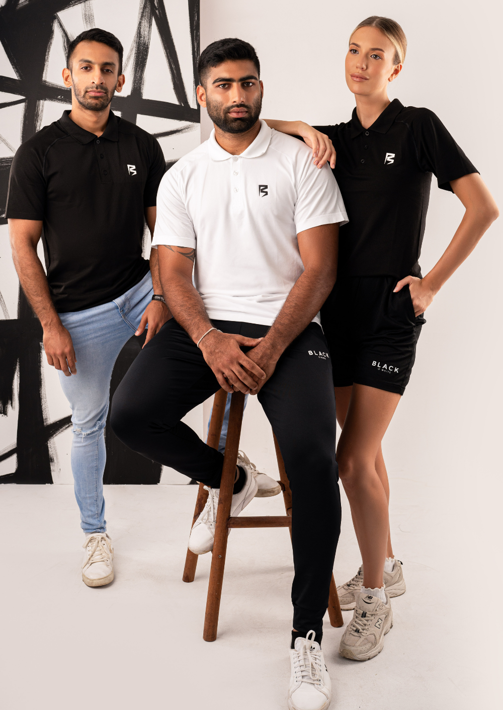 BLACK O WHITE 360 GOLF POLO TEE BWC263