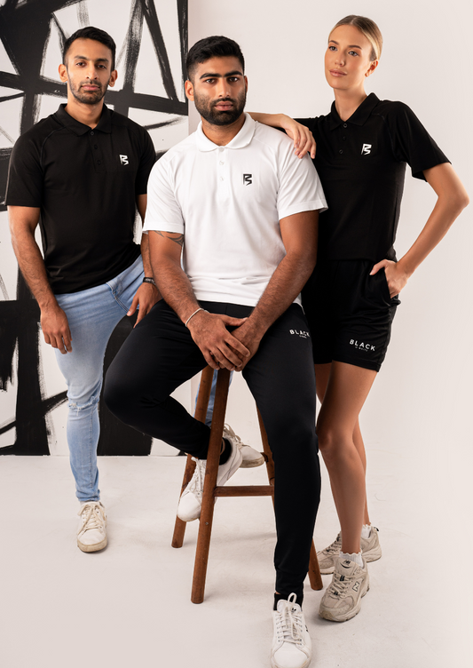 BLACK O WHITE 360 GOLF POLO TEE BWC263