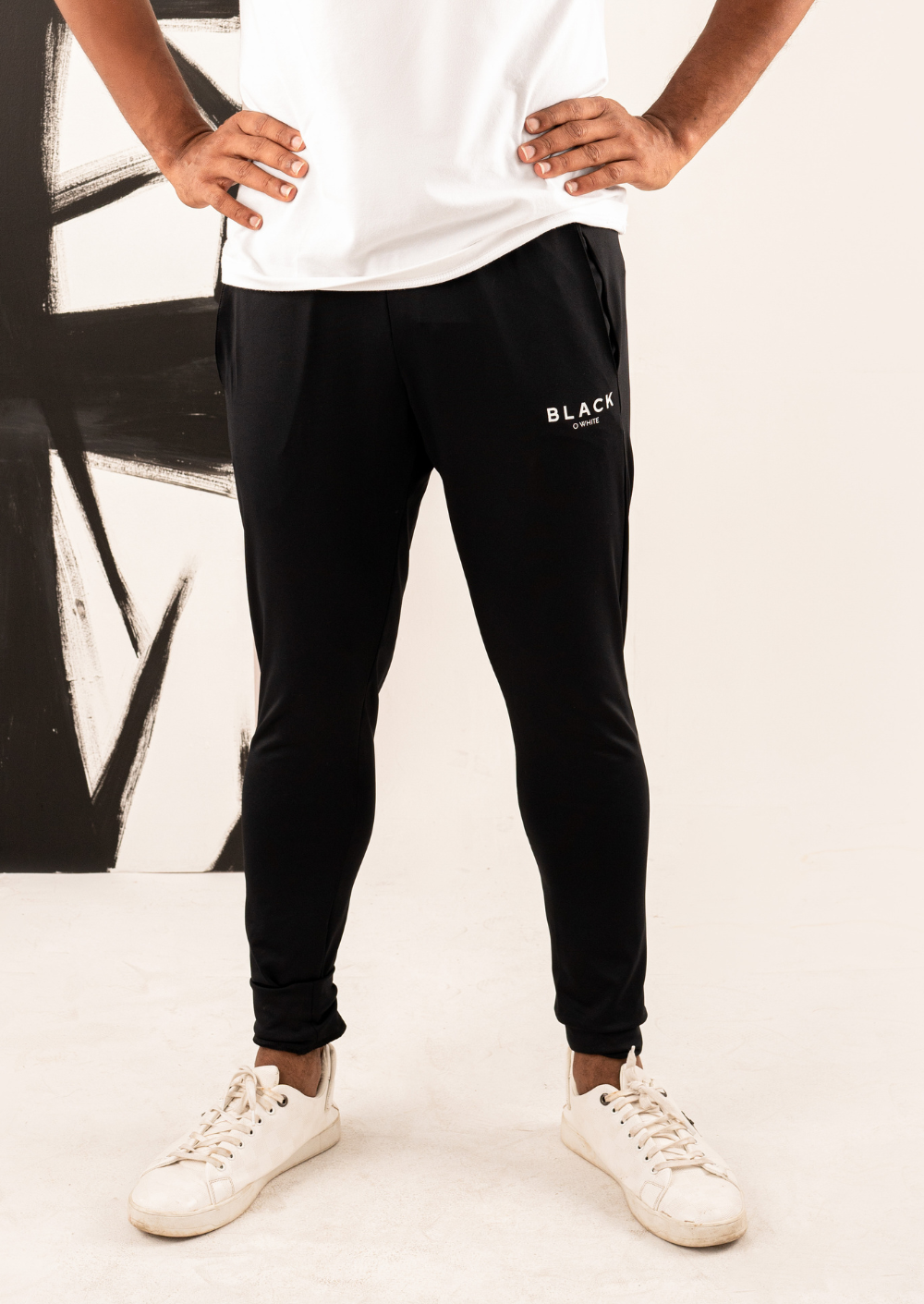BLACK MENS PREMIUM JOGGER BWC304B