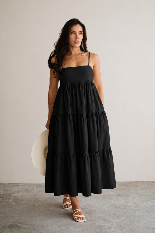 Black Shrappy Dress