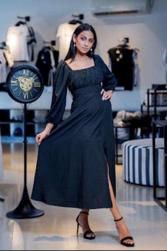 BLACK FROCK BOW002/315B (ARK)