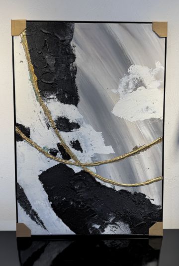 Hand Painting - Golden Crossroads