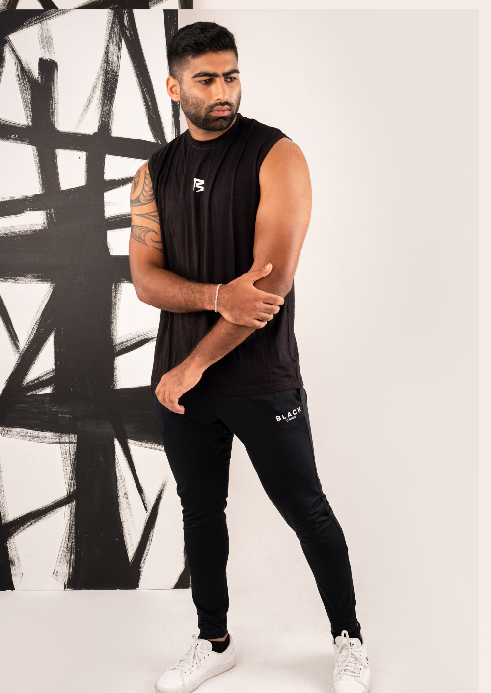 SECOND EDITION MENS TANK TOP BLACK BWC275B