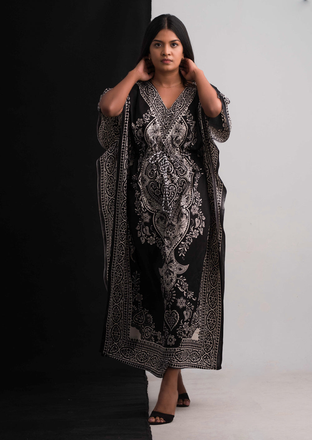 BOW KAFTHAN DRESS LONG BWC024