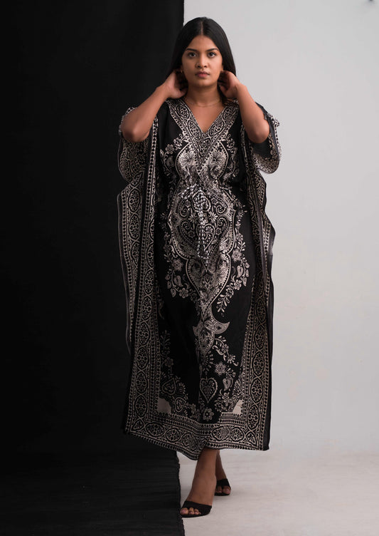 BOW KAFTHAN DRESS LONG BWC024