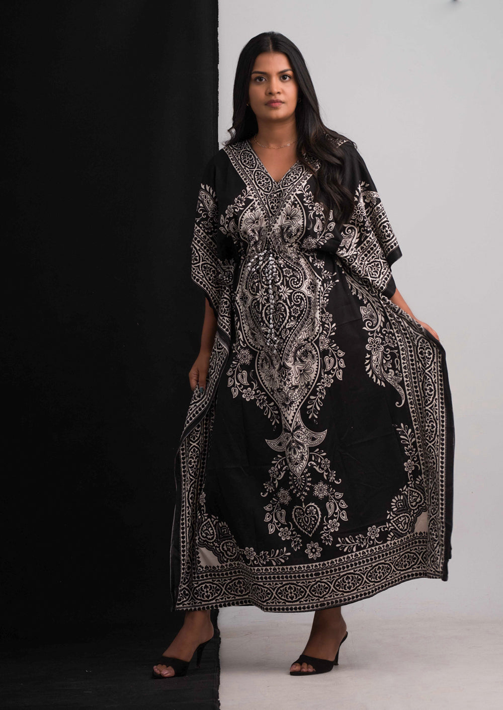 BOW KAFTHAN DRESS LONG BWC024