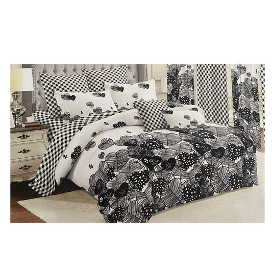 Bedding Set along with Curtains (King Size) BWC178 set 8