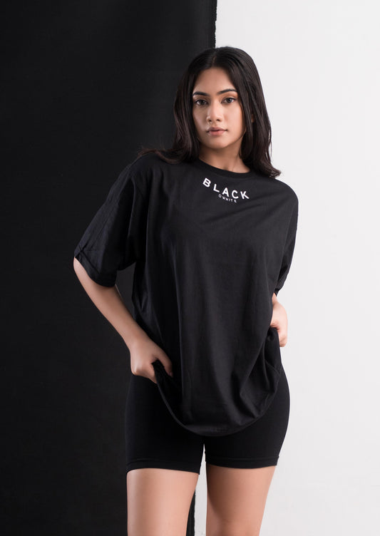 Black oversized Tee Ladies